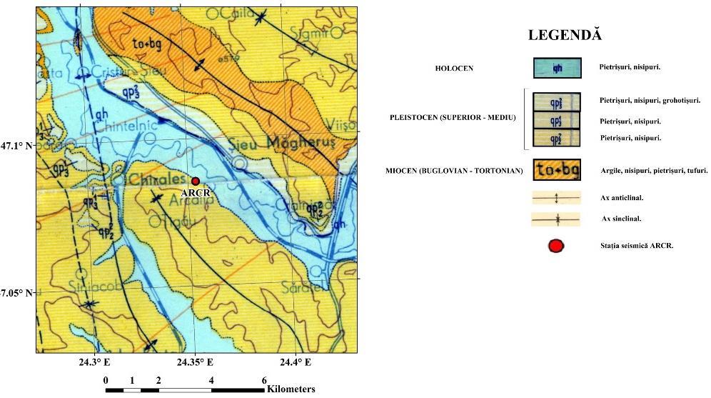B. Colectarea informațiilor geologice Activitatea a fost una de documentare și a implicat colectarea tuturor informatiilor geologice disponibile despre zonele în care sunt instalate stațiile seismice.