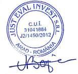 RAPORT DE EVALUARE 1 Termenii de referință ai evaluării 1.1 Identificarea şi competenţa evaluatorului cont RO21 WBAN 0002 2481 8615 RO01 deschis la INTESA SANPAOLO ROMANIA S.A. Prezenta evaluare este