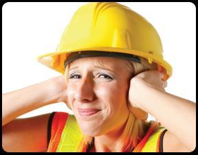 Şocul acustic: la unele ocuri de muncă, lucrătorii pot fi expuşi la şocuri acustice.