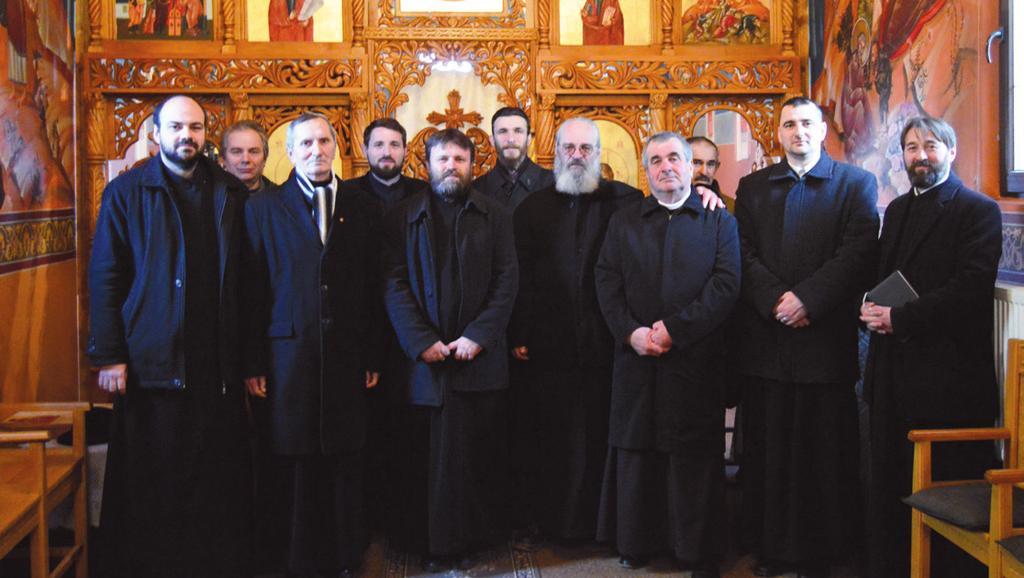 Reprezentantul Centrului eparhial a fost părintele Zaharia Pereș, consilier cultural al Arhiepiscopiei Timișoarei, care a transmis binecuvântarea Înaltpreasfințitului Părinte Ioan, Mitropolitul