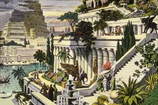 Evolutie istorica Gradinile suspendate ale Semiramidei din Babilon (cca 500 i.