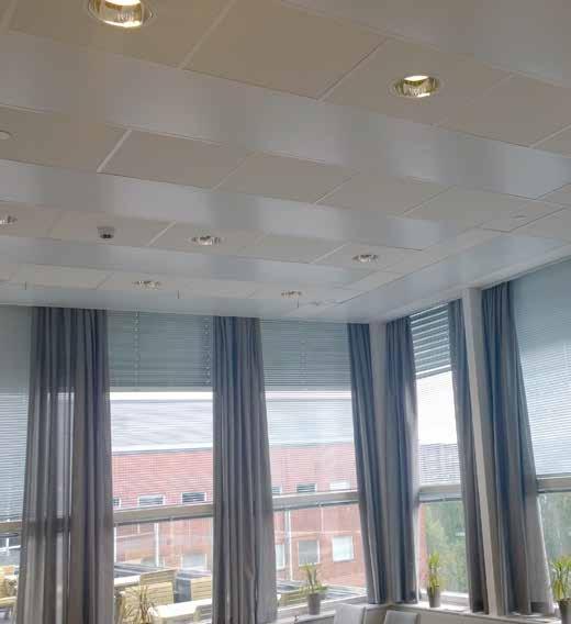CEILFIT Panou radiant pentru plafon de tip grilă Mark CEILFIT oferă un mediu confortabil de muncă şi de viaţă, prin încălzire şi răcire prin convecţie şi radiaţii.