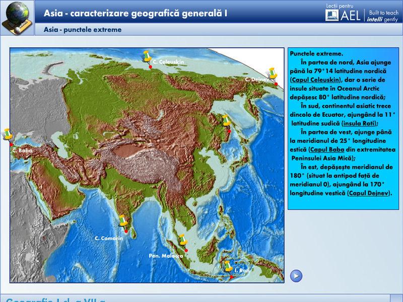 Articulatiile Asiei - Asia: Ţări - Jocuri Geografie