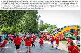 Evenimentul World Class Fitness Festival, a fost desfă urat în Parcul Regele Mihai I, în data
