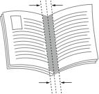 Imprimare Cotor: : specifică distanţa orizontală, exprimată în puncte, dintre imaginile paginilor. Un punct reprezintă 0,35 mm (1/72 inchi).
