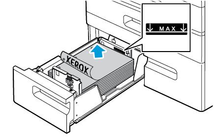 Hârtia şi suporturile de imprimare/copiere 3. Înainte de a alimenta hârtia în tăvi, filaţi marginile colilor din teancul de hârtie.