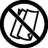 Siguranţa Simbol Descriere Nu utilizaţi hârtii