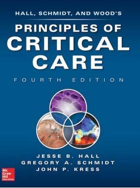Publicații Medicale Principles of Critical Care Principii ale Îngrijirii Pacienților în Condiție Critică Autori: Jesse B.