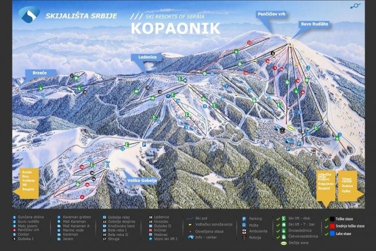 SERBIA Kopaonik Statiunea - Descriere hoteluri Statiunea montana Kopaonik este una dintre cele mai bune statiuni de schi din sud-estul Europei.