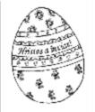 Tematica ornamentării ouălor este luată din simbolurile ancestrale ale fertilităţii şi perpetuării vieţii simboluri vegetale, animale şi astrale.