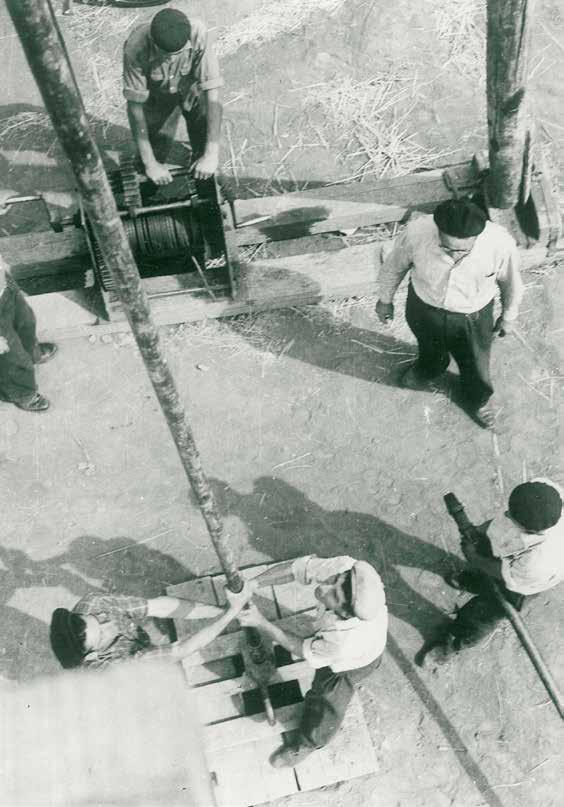 1961 Grup de muncitori la excavarea primei cupe de