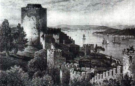 D. arhitectura otomana: 1. Castelele Rumelihisarı si Anadoluhisari, construite in 1452 si 1394 controlau traficul de-o parte si de alta a strantorii Bosfor; 2. Moscheea Eyup Sultan (tr.