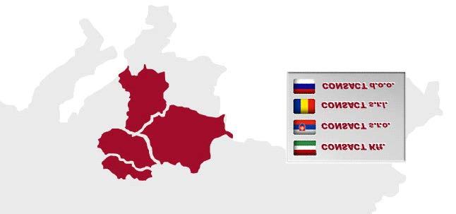 ConsAct International Consulting Group Grupul Internaţional de Consultanţă CONSACT are 23 angajaţi în Ungaria, iar în România, Slovacia şi Serbia,