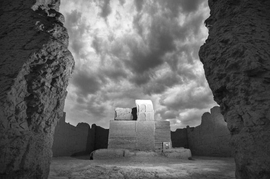 Templul Dafo din ruinele orașului antic Jiaohe (fotografie făcută