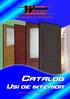 Catalog usi interior Workshop Doors