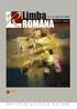 revistă de ştiinţă şi cultură Nr. 1-3 ( ) 2007 IANUARIE-MARTIE Chişinău Publicaţie editată cu sprijinul Institutului Cultural Român