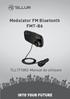 Modulator FM Bluetooth FMT-B6 TLL Manual de utilizare