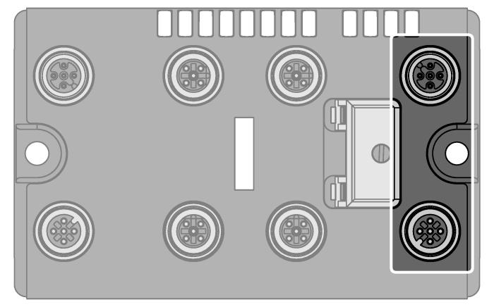 Schemă de asamblare şi de conexiuni Ethernet Cablu Fieldbus (exemplu): RSSD RSSD 441-2M nr.