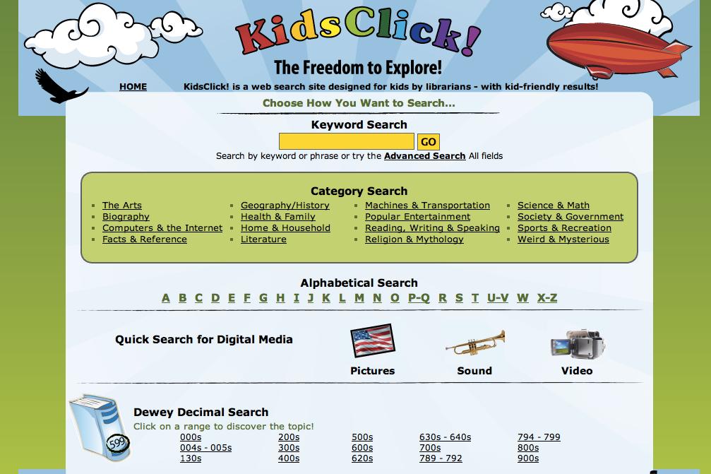 O altă opţiune este folosirea motoare speciale pentru copii cum este Yahoo!Kids şi www.kidsclick.org sau browsere pentru copii cum sunt sunt KidRocket sau SurfKnight.
