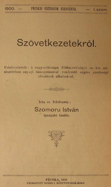 Monografia Pecica 424 lipsită cu forţa de liderii devotaţi şi autentici. Intelectualitatea maghiară locală a fost în permanenţă prezentă în aceste asociaţii.