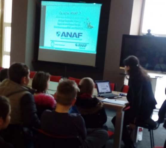 Acțiuni ANAF Educația în școli Proiectul