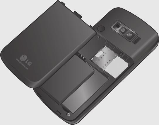 Capacul bateriei Bliţ Obiectivul camerei Cartela SIM Fanta cardului de
