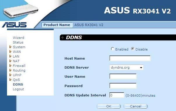 2.11 DDNS DDNS (DNS dinamic) vă asigură conectarea la Internet printr-o metodă de legare a numelui domeniului la un computer sau