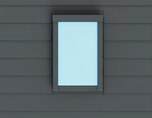 o bucată din partea care formează îmbinarea clic cu blocare. Această tăietură permite introducerea panourilor sub şorţul inferior al ferestrei.