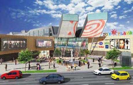 Oferta comerciala Sun Plaza include un hypermarket Cora, magazinul de bricolaj Baumax - pentru prima data in