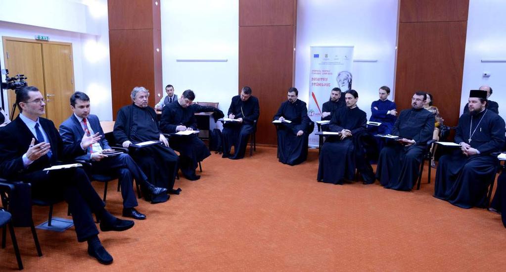 Ortodoxe din România. În prima zi, părinții consilieri și inspectorii massmedia din eparhii s-au întâlnit cu reprezentanții Biroului de Presă al Patriarhiei Române și ai publicației Lumina.