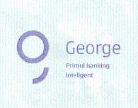 George Primul banking inteligent (531) Clasificare Viena: 26.01.03; 26.02.01; 27.05.01; 27.05.17; 29.01.02 (591) Culori revendicate:galben 35. Publicitate, gestiunea afacerilor comerciale.