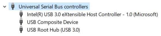 Driver USB Verificaţi dacă driverele USB sunt