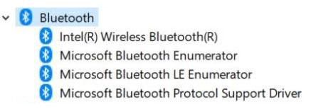 Tabel 16. Drivere pentru unităţi de stocare Înainte de instalare După instalare Niciuna Drivere Bluetooth Această platformă acceptă o varietate de drivere Bluetooth.