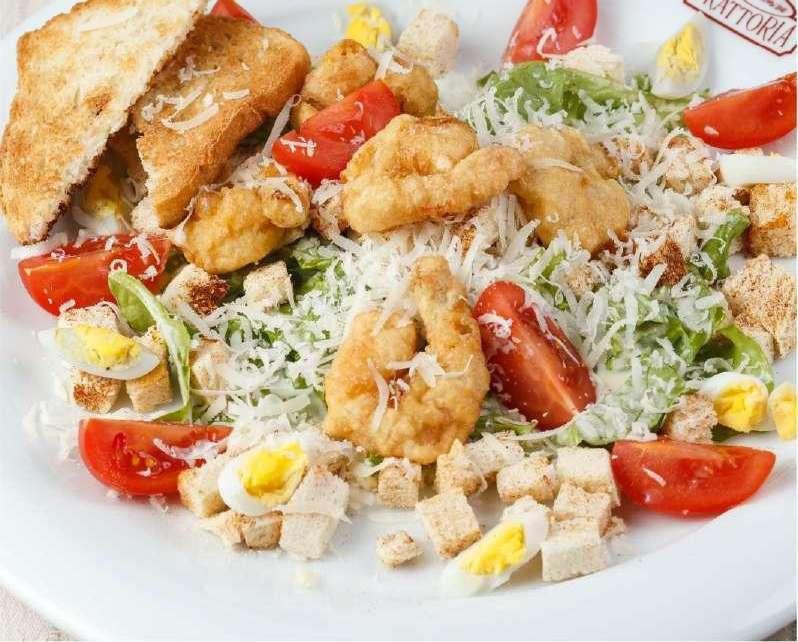 Salata Caesar cu crevete 250 gr.