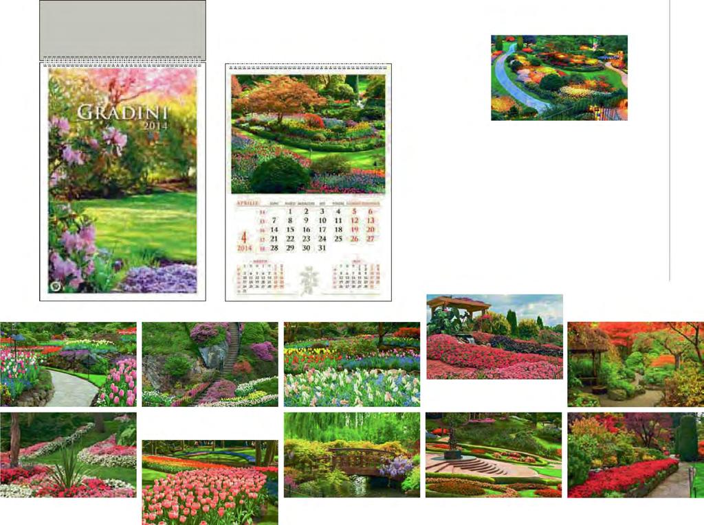 PERSONALIZARE grădini calendar de