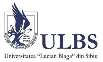 FIŞA DISCIPLINEI 1. Date despre program 1.1 Instituţia de învăţământ superior Universitatea Lucian Blaga din Sibiu 1.2 Facultatea / Departamentul Facultatea de Ştiinţe Economice 1.