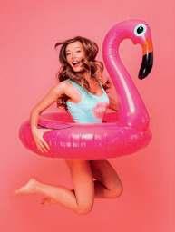 Colac gonflabil Flamingo Material: PVC Dimensiuni: 110 x