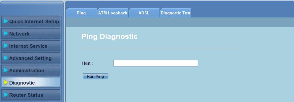 Configurarea setărilor de diagnosticare Pagina Diagnostic (Diagnosticare) vă permite să