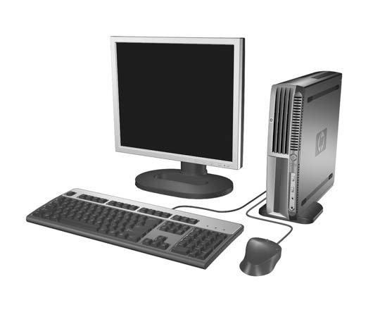 1 Caracteristicile produsului Caracteristici standard de configuraţie Computerul de birou HP Compaq Ultra-Slim este livrat cu caracteristici care pot să difere în funcţie de model.