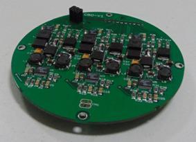 Schema modul LED și dispunere elemente Comanda curentului prin LED se realizează cu driverele dispuse în modulul de