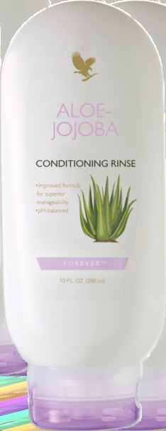 Conceput pentru a fi folosit după utilizarea şamponului Forever Aloe-Jojoba, balsamul Aloe-Jojoba Conditioning Rinse îngrijeşte părul în mod delicat şi eficient.