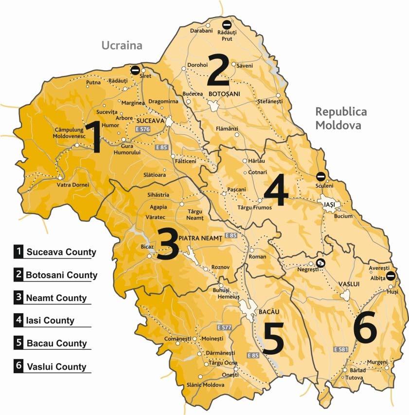 Regiunea Nord-Est Romania RIS3=Strategia Regionala de