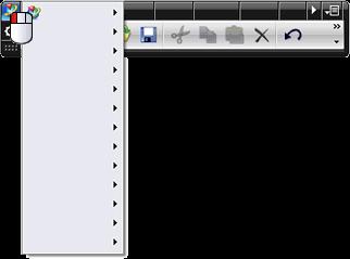 Accesarea comenzilor în full screen Din Toolbar manager se pot accesa Tabul toolbar Meniul complet Palete flotante de bare de instrumente Notă trebuie să fim în full screen pentru a vedea Toolbar