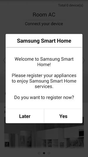 Dacă sunteți utilizator de smartphone Samsung și deja ați înregistrat smartphone-ul în contul Samsung din setările acestuia, vă puteți conecta automat la aplicația Samsung Smart Home.