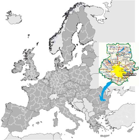 Bucureşti Ilfov % Regiunea BI în România Suprafaţa 1 821
