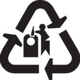 Indică faptul că recipientul conține aluminiu reciclabil. Bucla Mobius - simbolul internațional al reciclării. Produsul sau o anumită parte din componenetele produsului pot fi reciclate.