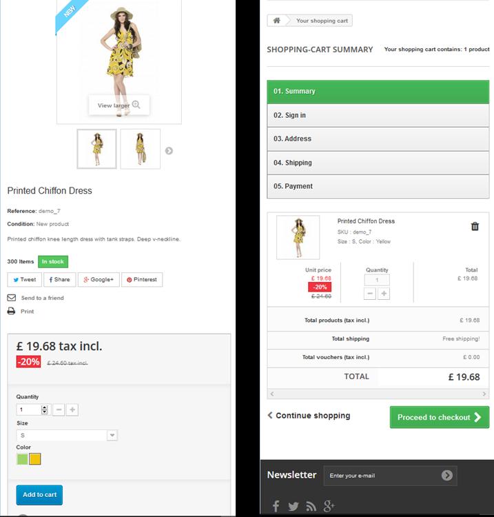 PrestaShop interface: Product details & Chart Platforma freemium are abilitarea comercianților din întreaga lume pentru a crea localizarea, magazine de e-commerce personalizate cu ușurință și