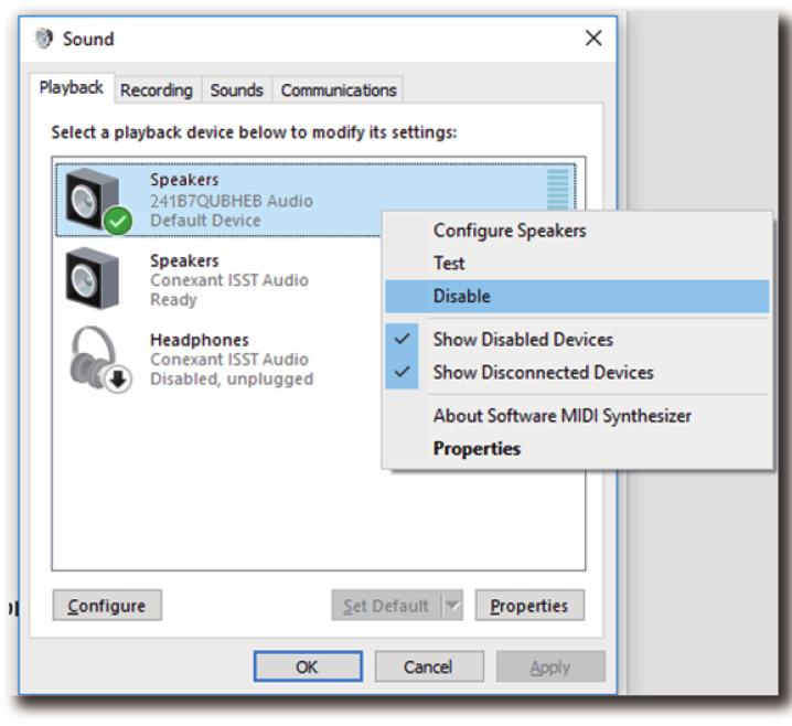 Faceți clic pe pictograma DisplayLink, apoi pe Audio Setup (Configurare audio) sursă, apoi faceți clic pe Enable (Activare) 2.