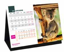 Calendare de birou - Luxury Format finit: A5 3 file hârtie lucioasă 35 gr.