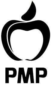 Anexa 5: Semnul permanent al Partidului Alb-negru: Color: Descriere Logo Partidul Mișcarea Populară Semnul grafic reprezintă un măr stilizat în trei culori, alb la interior, albastru (C 100 M 35 Y 0